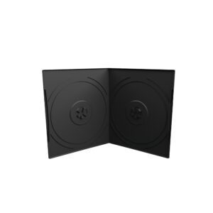 MediaRange DVD Case for 2 discs, 7mm, pocket sized, Black (MRBOX10-2)