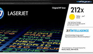 HP 212X Original LaserJet Toner Cartridge Yellow HC (W2122X) (HPW2122X)