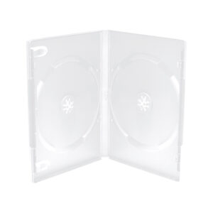 MediaRange DVD Case for 2 Discs 14mm machine packing grade Frosted/Transparent (MRBOX26-M)