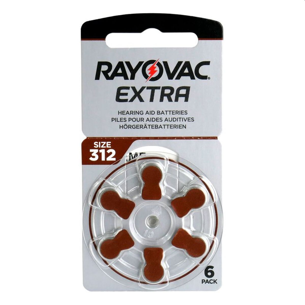 Rayovac Extra 312 Μπαταρίες Ακουστικών Βαρηκοΐας Extra 312 (RAYPR41)