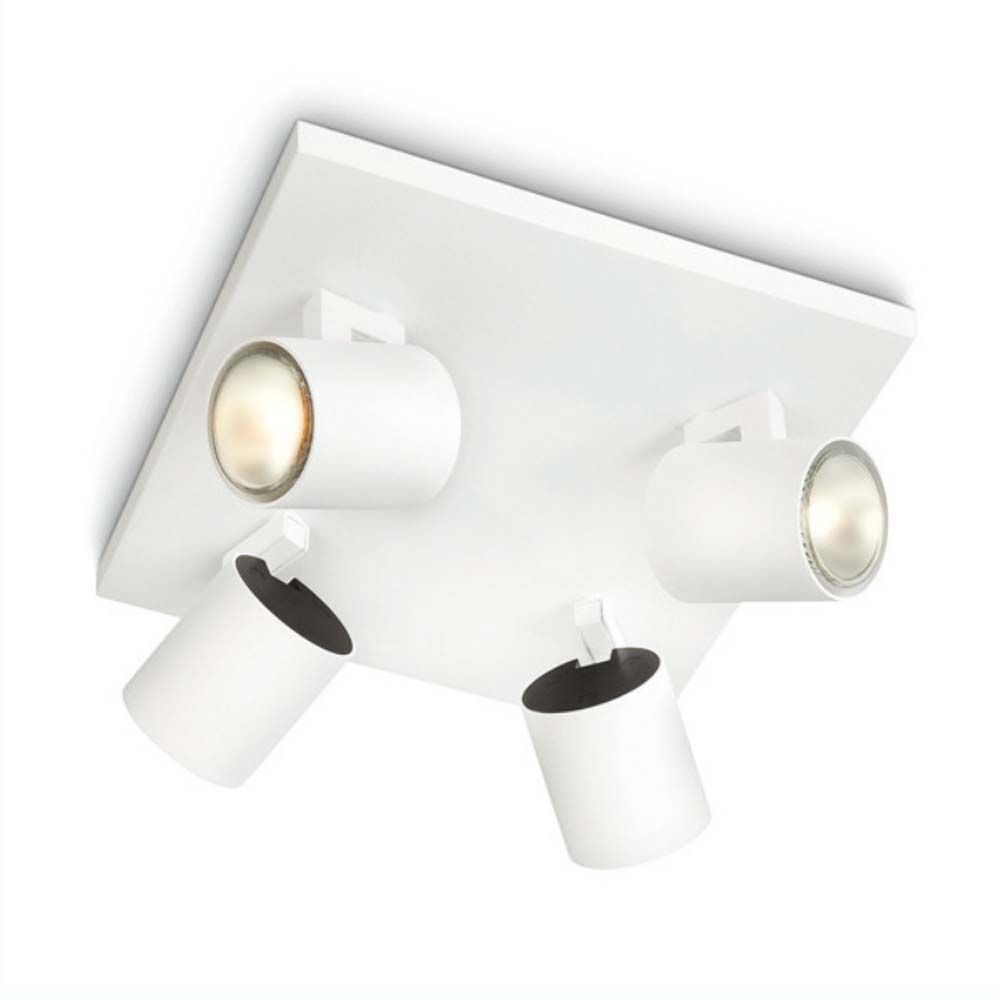 Philips Φωτιστικό Οροφής Σποτ myLiving Runner 4x GU10 White (PHI530943112)