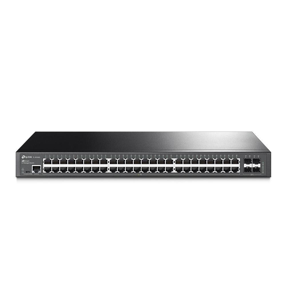 TP-Link JetStream 48-Port Gigabit L2 Managed Switch with 4 SFP Slots (SG3452) (TPTL-SG3452)