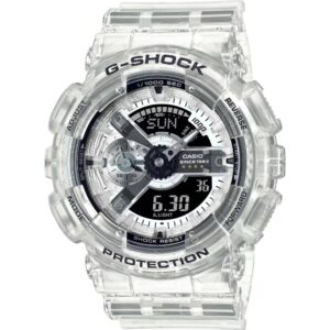 Casio Αναλογικό/Ψηφιακό Ρολόι Μπαταρίας με Λευκό Καουτσούκ Λουράκι (GA-114RX-7AER) (CASGA114RX7AER)