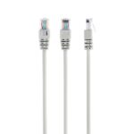 Cablexpert U/UTP Cat.5e Καλώδιο Δικτύου Ethernet 3m Γκρι (PP12-3M) (GEMPP12-3M)
