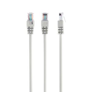 Cablexpert U/UTP Cat.5e Καλώδιο Δικτύου Ethernet 3m Γκρι (PP12-3M) (GEMPP12-3M)
