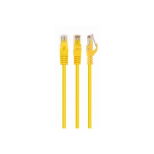 Cablexpert U/UTP Cat.6 Καλώδιο Δικτύου Ethernet 1m Κίτρινο (PP6U-1M/Y) (GEMPP6U-1M-Y)