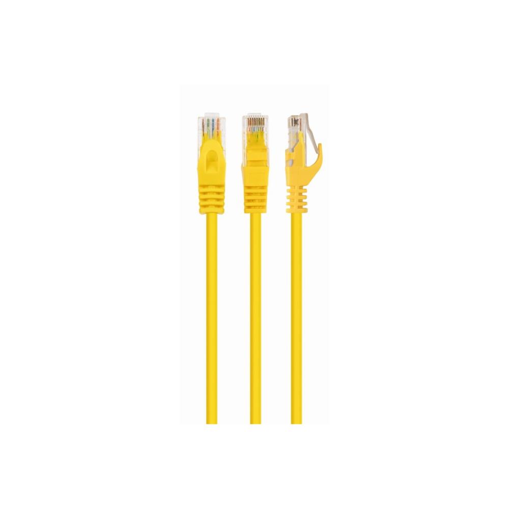 Cablexpert U/UTP Cat.6 Καλώδιο Δικτύου Ethernet 1m Κίτρινο (PP6U-1M/Y) (GEMPP6U-1M-Y)