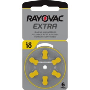 Rayovac Extra Μπαταρίες Ακουστικών Βαρηκοΐας 10 1.45V 6τμχ (RAYPR70)