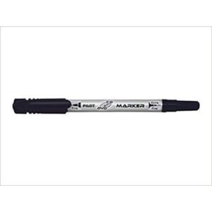 Pilot Twin-Tip CD/DVD Permanent Marker Fine & Extra Fine Black (SCA-TMCD) (PILSCA-TMCD)