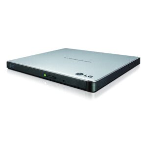 LG GP57ES40 Slim Portable DVD Writer USB 2.0 Silver (GP57ES40) (LGGP57ES40)