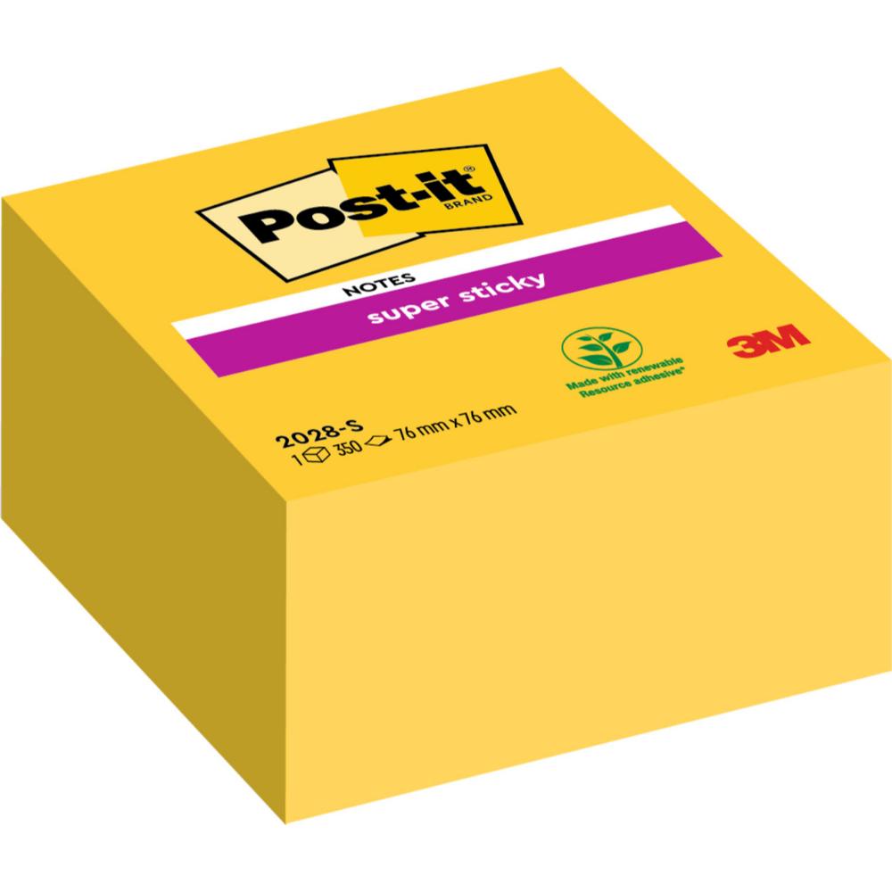 Αυτοκόλλητα Χαρτάκια 3M 7.6 x 7.6 mm (Πορτοκαλί) (350 Φύλλα) (2028S)