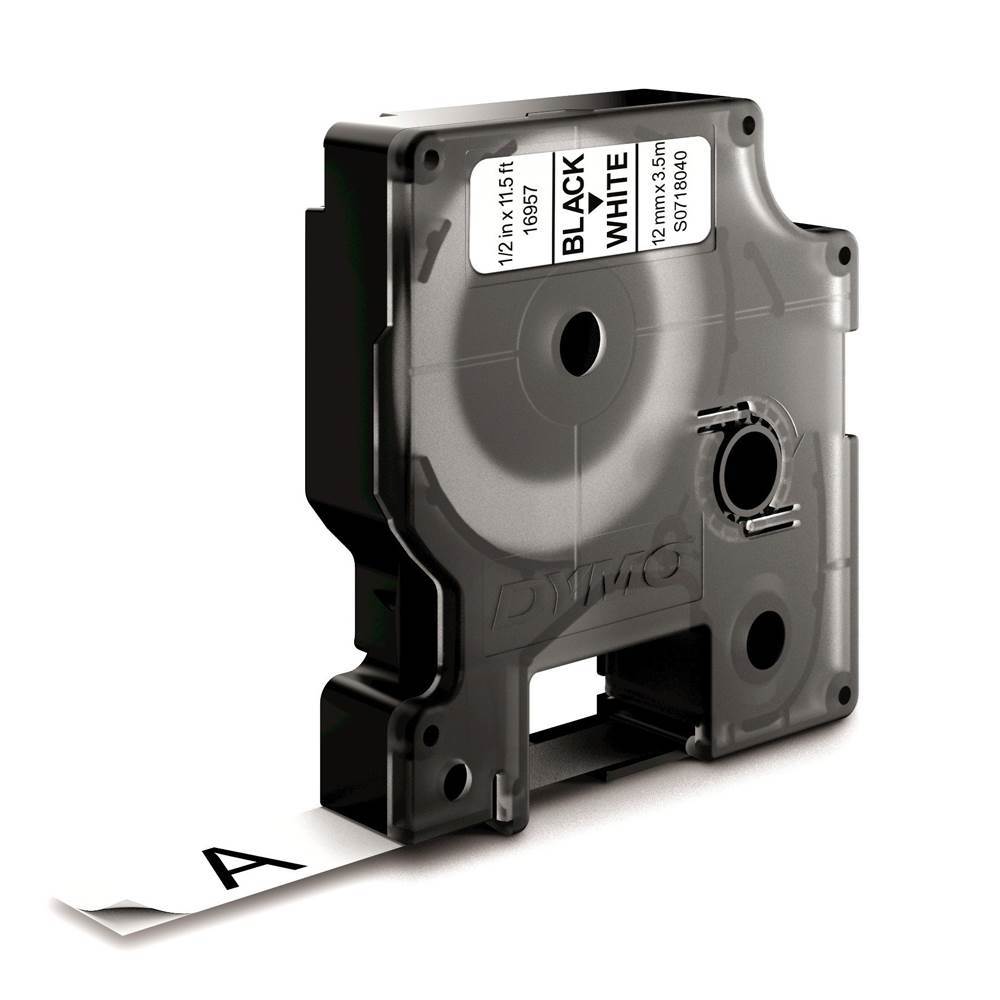 Ταινία Ετικετογράφου DYMO Nylon D1 (Μαύρα Γράμματα σε Λευκό Φόντο) (S0718040) (DYMO16957)