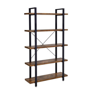 Vasagle Μεταλλική Ραφιέρα με 5 Ξύλινα Ράφια 105 x 33.5 x 177.5 cm  (LLS55BX) (VASLLS55BX)